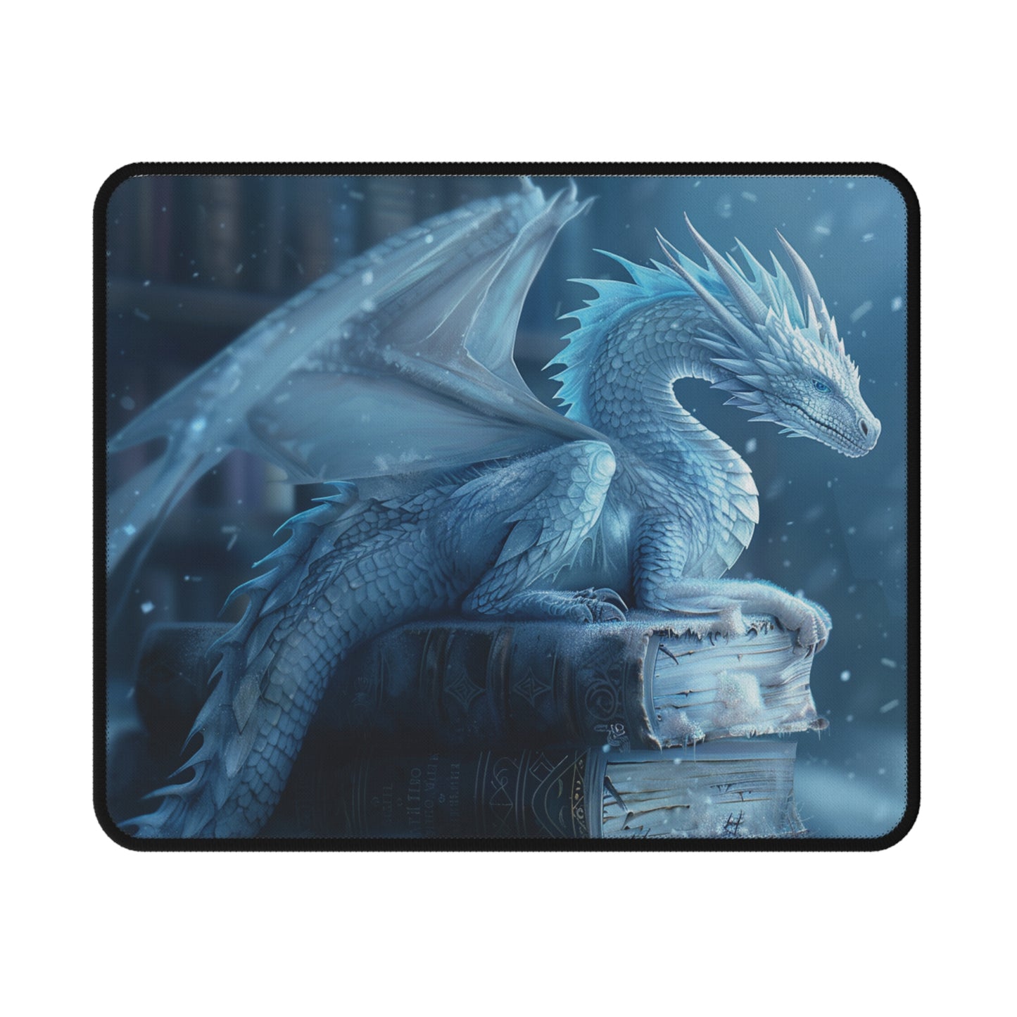 Book Dragon Non-Slip Gaming Mouse Pad | Fantasy Mat