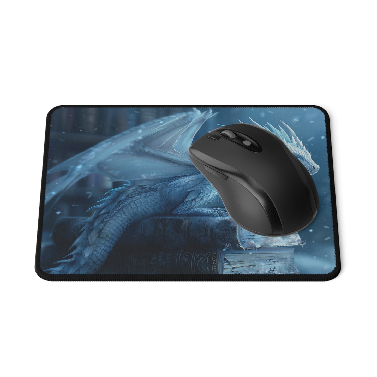 Book Dragon Non-Slip Gaming Mouse Pad | Fantasy Mat